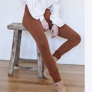 FP Movement Free People Good Karma Leggings, Toasted Coconut, Size XL Tall